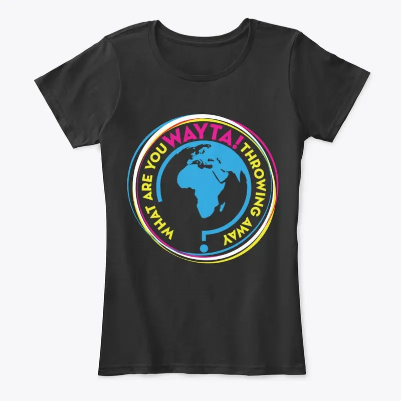 WAYTA! Africa/Europe Black Women's T