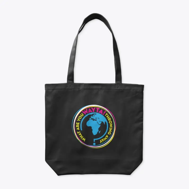 WAYTA! Africa/Europe/PacRim Black Tote